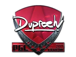 Sticker | dupreeh (Foil) | Krakow 2017