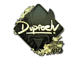 Sticker | dupreeh (Gold) | Rio 2022