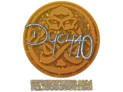 Sticker | Dycha (Glitter) | Copenhagen 2024