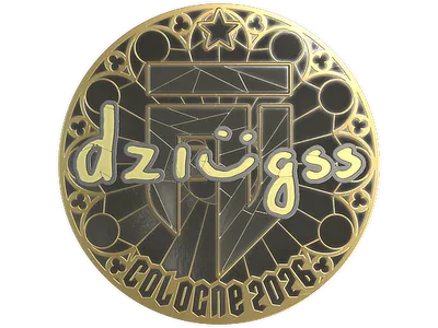 Sticker | dziugss (Gold) | Cologne 2026