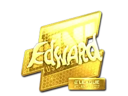 Sticker | Edward (Gold) | Atlanta 2017