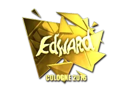 Sticker | Edward (Gold) | Cologne 2016