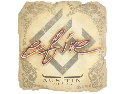Sticker | efire | Austin 2025