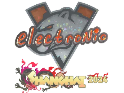 Sticker | electronic (Glitter) | Shanghai 2024