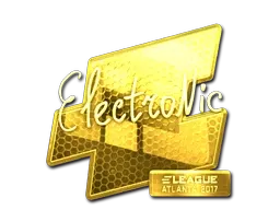 Sticker | electronic (Gold) | Atlanta 2017