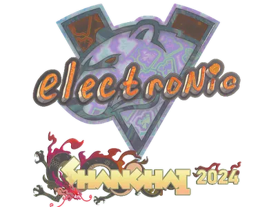 Sticker | electronic (Holo) | Shanghai 2024