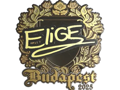 Sticker | EliGE (Gold) | Budapest 2025