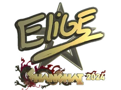 Sticker | EliGE (Gold) | Shanghai 2024