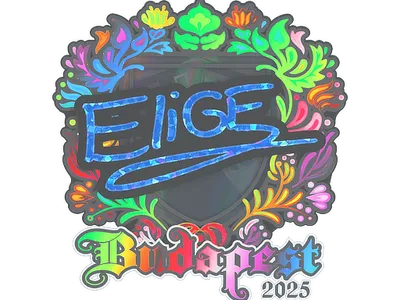Sticker | EliGE (Holo) | Budapest 2025