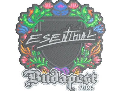 Sticker | esenthial (Embroidered) | Budapest 2025