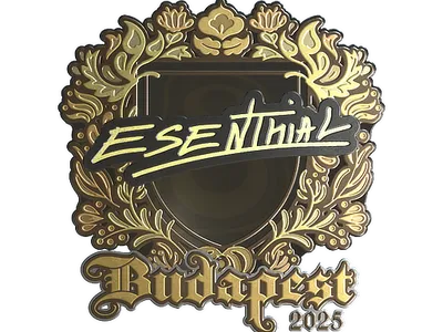 Sticker | esenthial (Gold) | Budapest 2025