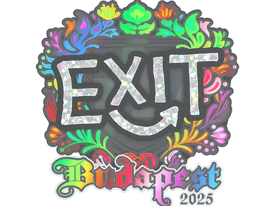 Sticker | exit (Holo) | Budapest 2025