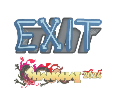 Sticker | exit | Shanghai 2024