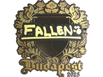 Sticker | FalleN (Gold) | Budapest 2025