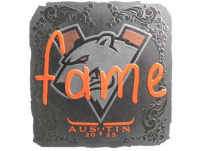 Sticker | fame (Foil) | Austin 2025