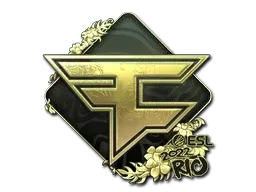 Sticker | FaZe Clan (Gold) | Rio 2022