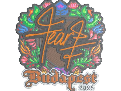 Sticker | fEAR (Embroidered) | Budapest 2025
