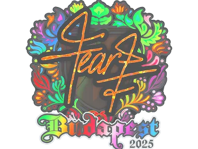 Sticker | fEAR (Holo) | Budapest 2025