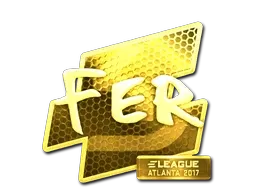 Sticker | fer (Gold) | Atlanta 2017