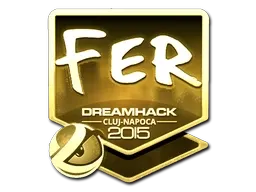 Sticker | fer (Gold) | Cluj-Napoca 2015