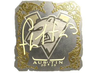 Sticker | FL1T (Gold) | Austin 2025