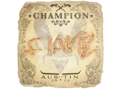 Sticker | FlameZ (Champion) | Austin 2025