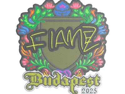 Sticker | FlameZ (Embroidered) | Budapest 2025
