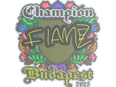 Sticker | FlameZ (Embroidered, Champion) | Budapest 2025
