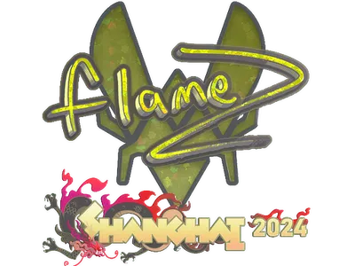 Sticker | FlameZ (Glitter) | Shanghai 2024