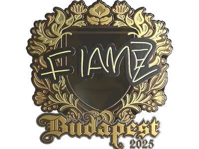Sticker | FlameZ (Gold) | Budapest 2025