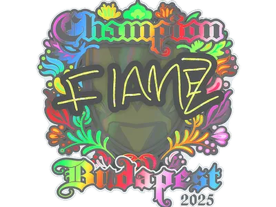 Sticker | FlameZ (Holo, Champion) | Budapest 2025