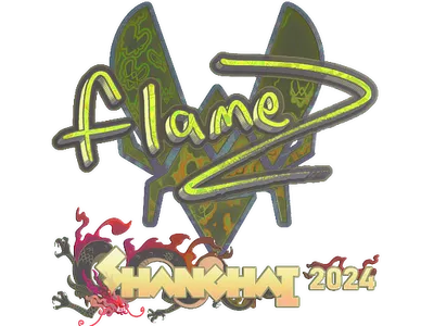 Sticker | FlameZ (Holo) | Shanghai 2024