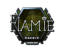 Sticker | flamie (Foil) | London 2018