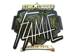 Sticker | flamie (Gold) | Berlin 2019