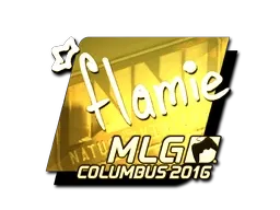 Sticker | flamie (Gold) | MLG Columbus 2016