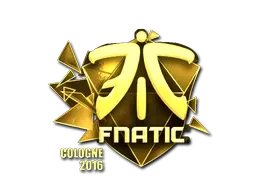 Sticker | Fnatic (Gold) | Cologne 2016