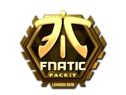 Sticker | Fnatic (Gold) | London 2018