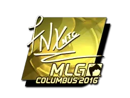 Sticker | fnx (Gold) | MLG Columbus 2016