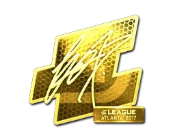 Sticker | fox (Gold) | Atlanta 2017