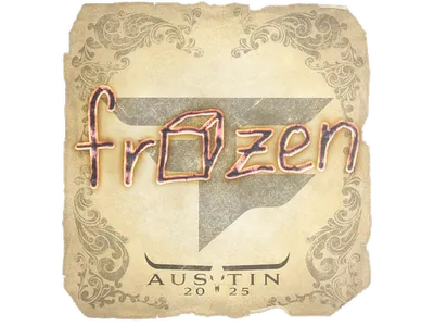 Sticker | frozen | Austin 2025