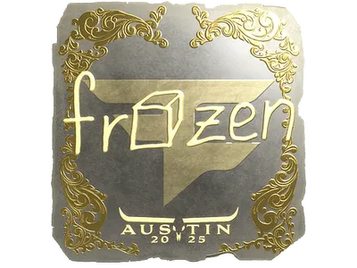 Sticker | frozen (Gold) | Austin 2025