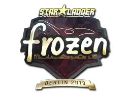 Sticker | frozen (Gold) | Berlin 2019