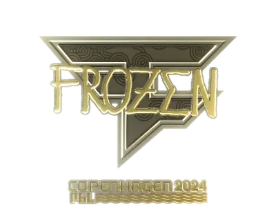 Sticker | frozen (Gold) | Copenhagen 2024