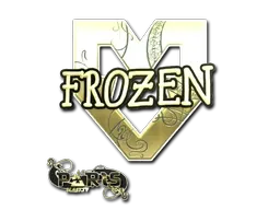 Sticker | frozen (Gold) | Paris 2023