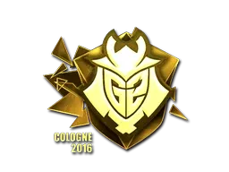 Sticker | G2 Esports (Gold) | Cologne 2016