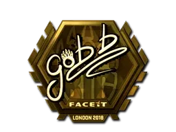 Sticker | gob b (Gold) | London 2018