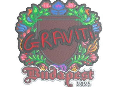 Sticker | Graviti (Embroidered) | Budapest 2025