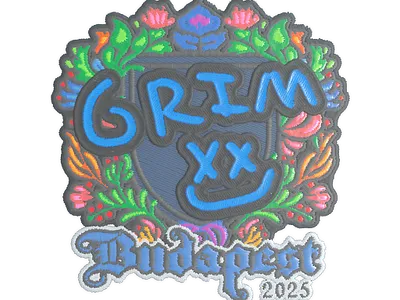 Sticker | Grim (Embroidered) | Budapest 2025
