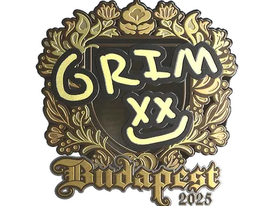 Sticker | Grim (Gold) | Budapest 2025