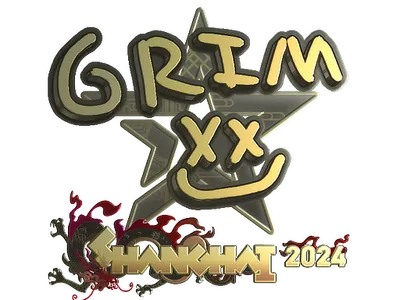 Sticker | Grim (Gold) | Shanghai 2024